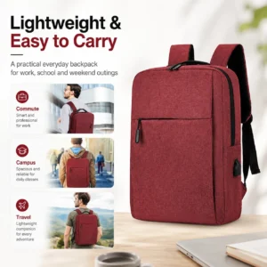 Backpack With USB Charging Port